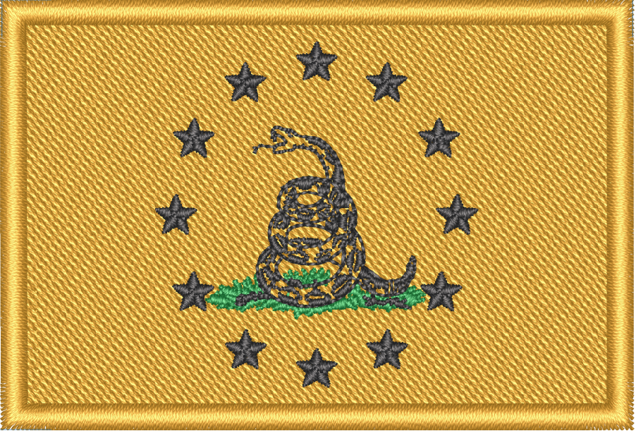 Gadsden 13 Star Flag Morale Patch by Proud Libertarian