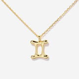 Gemini Zodiac Necklace by Little Sky Stone