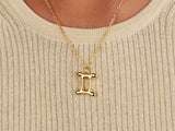 Gemini Zodiac Necklace by Little Sky Stone