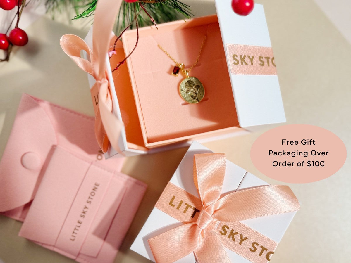 Lily Birth Flower Necklace - May by Little Sky Stone