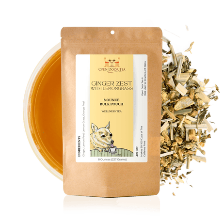 Ginger Zest with Lemongrass by Open Door Tea CT