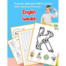 English Swedish Practice Alphabet ABCD letters with Cartoon Pictures: ﾖva Svenska alfabetet bokst舸er med Cartoon Pictures
