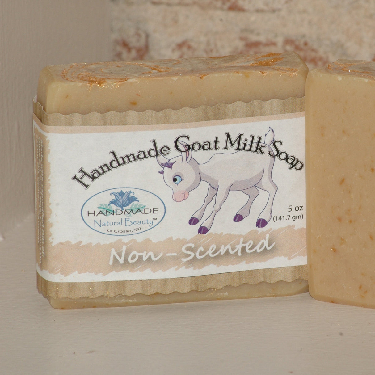 Goat Milk Soap | Non-Scented w/Oatmeal by Handmade Natural Beauty