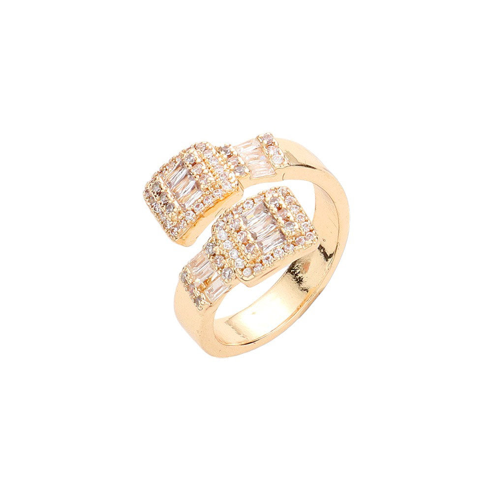 Baguette Stone Accented Band Ring by Madeline Love