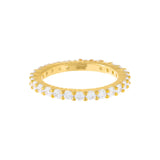 Thin CZ Eternity Band by By Adina Eden