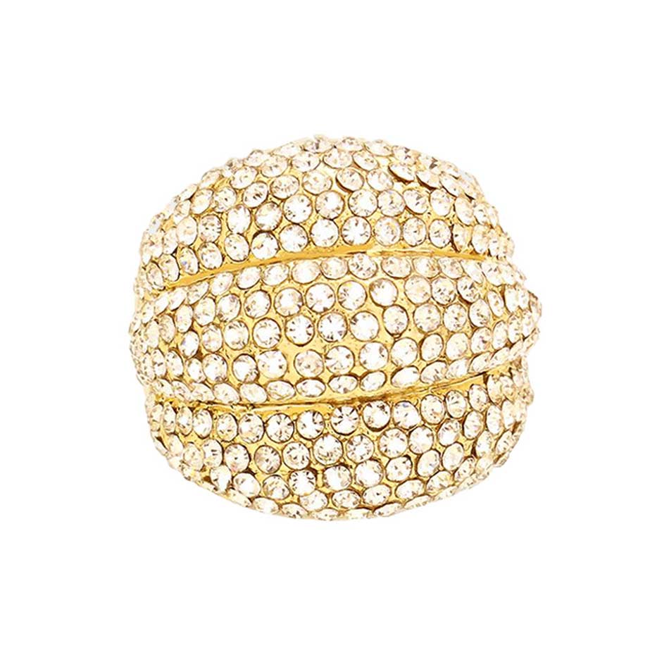 Crystal Pave Stretch Ring by Madeline Love