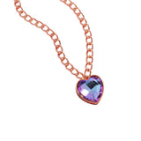 Heart Stone Pendant Necklace by Madeline Love