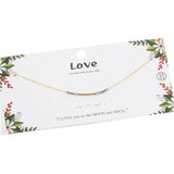 Love Morse Code Pendant Necklace by Madeline Love