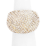 Rhinestone Pave Stretch Ring by Madeline Love