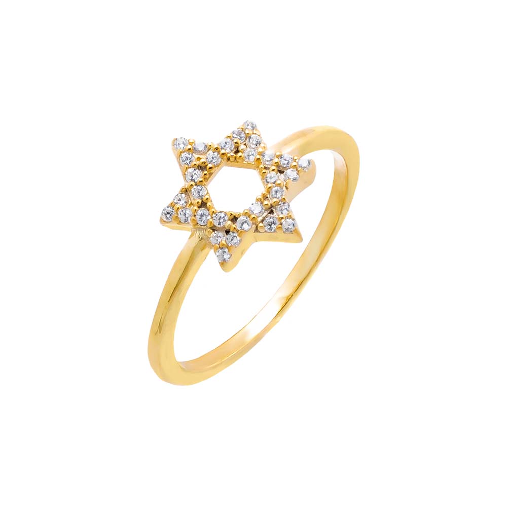 Pave Star Of David Ring by By Adina Eden