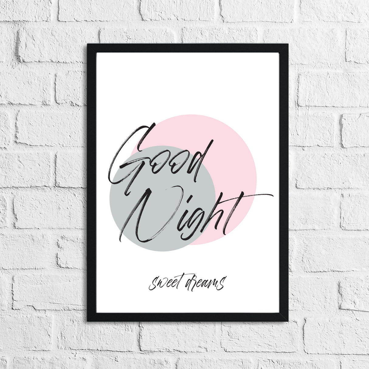 Goodnight Sweet Dreams Children's Room Wall Decor Print by WinsterCreations™ Official Store