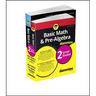 Basic Math & Pre-Algebra for Dummies Book + Workbook Bundle