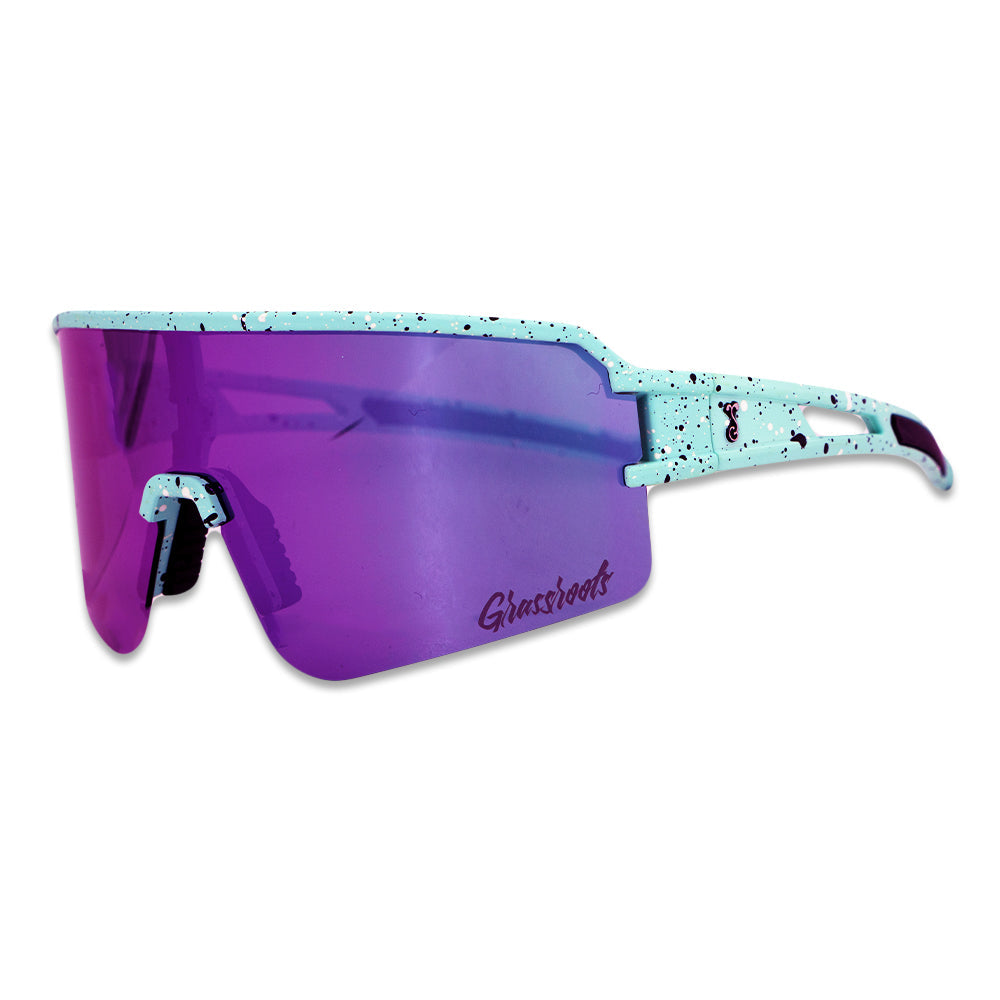 Seafoam Splatter Swift Sunglasses by Grassroots California