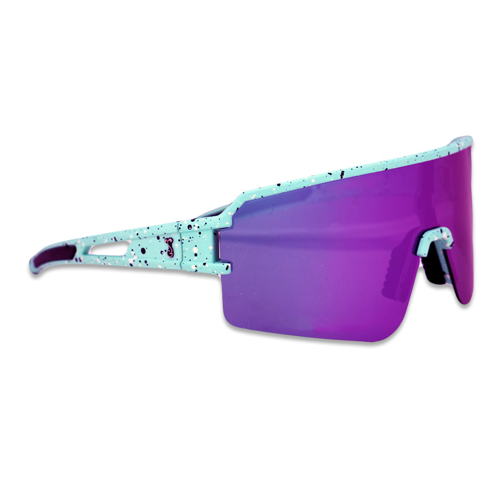 Seafoam Splatter Swift Sunglasses by Grassroots California