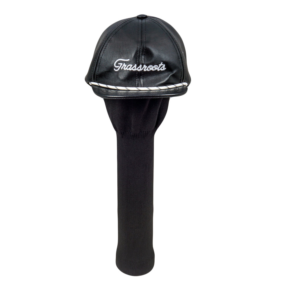 Golfroots Script Black Driver Head Cover by Grassroots California