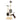 6-Tier Wooden Cat Tree with 2 Removeable Condos Platforms and Perch-Gray