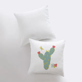 Green Cactus | Pillow Cover | Good Vibes Only | Cactus Pillow | Positive Vibes | South Western | Succulent Pillow | Cactus Pillow Case by UniikPillows