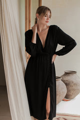 Greta Long Sleeve Midi Dress by ELF