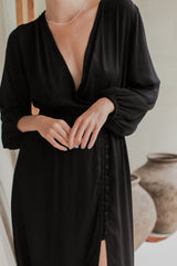 Greta Long Sleeve Midi Dress by ELF