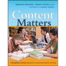 Content Matters: A Disciplinary Literacy Approachto Improving Student Learning
