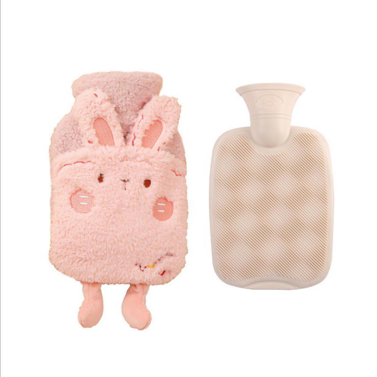 Eliana - 1000ML Rubber Hot Water Bottle by Plushy Planet