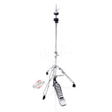 Deluxe Hi-Hat Stand by GRIFFIN - Hi Hat Cymbal Pedal With Drum Key - HiHat Mount Chrome Legs by GeekStands.com