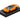McLaren Speedtail McLaren Orange with Black Top "Hypercar League Collection" 1/64 Diecast Model Car by PosterCars