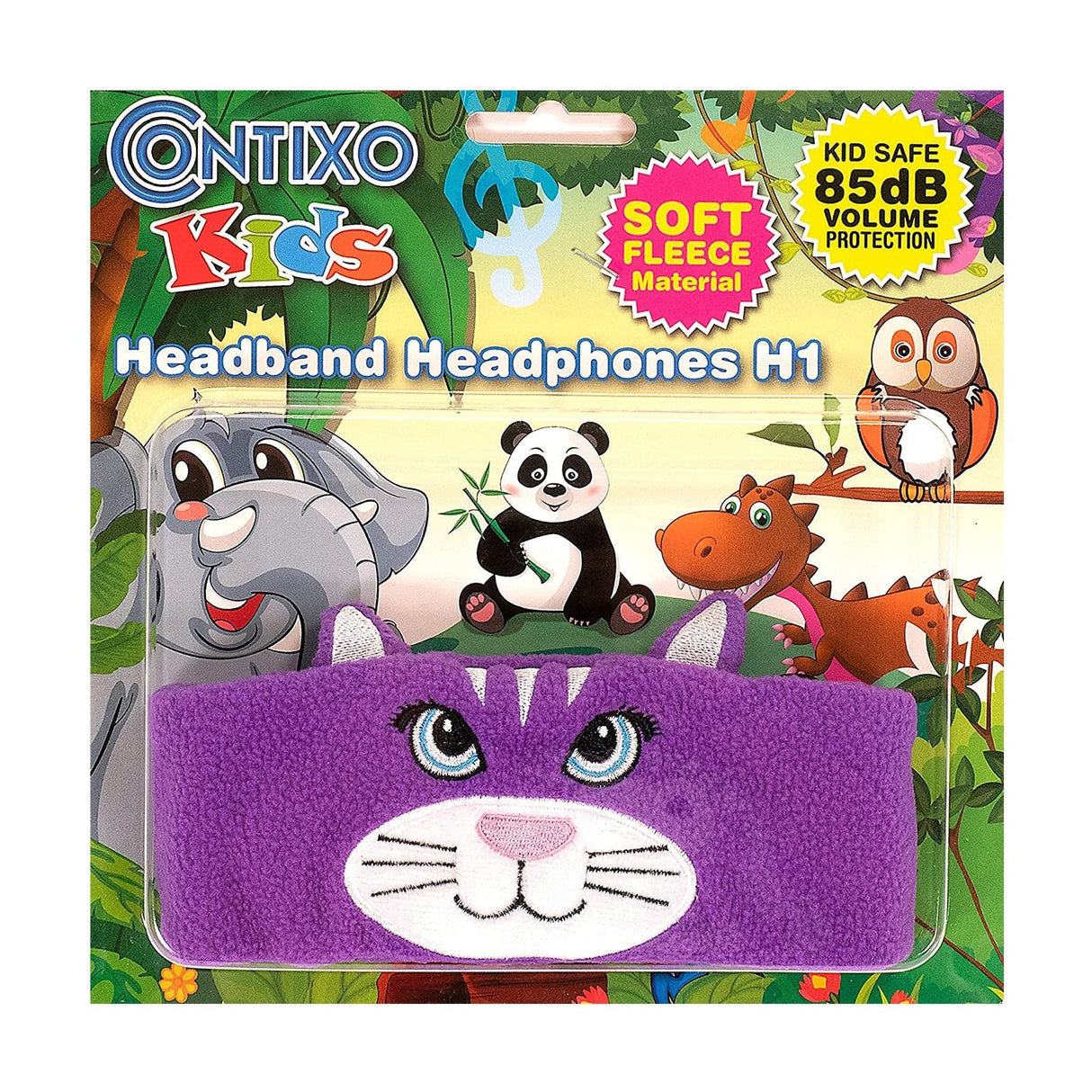 Contixo H1 Adjustable Fleece Headband Headphones by Contixo