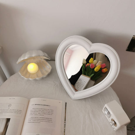 Love Heart Cosmetic Mirror by White Market