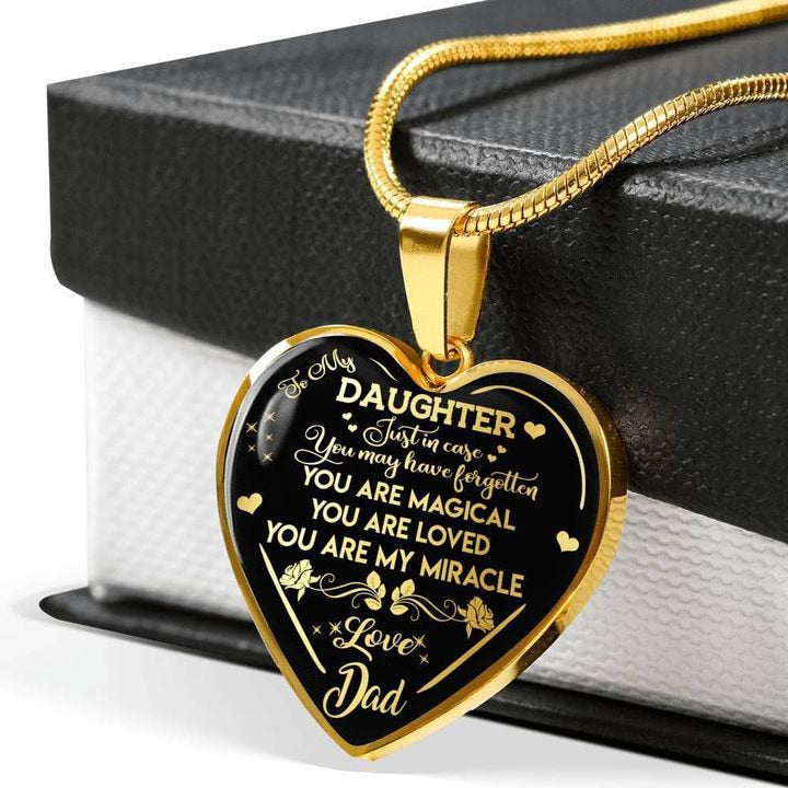 High Quality To My Daughter Love Mom Heart Necklace Gold Silver Color Inspirational Letter Pendant Necklaces Choker Jewelry Gift #NS54 _mkpt by Js House