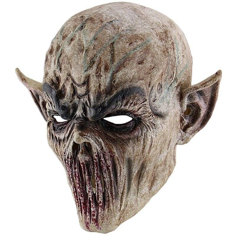 Halloween Bloody Scary Horror Mask Adult Zombie Mask Latex Costume Party Full Head Cosplay Mask by Js House - Vysn