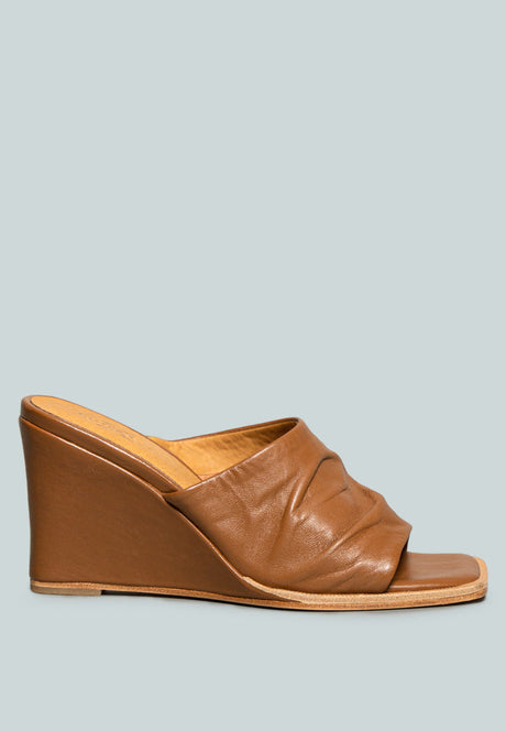 hepburn sliders wedge sandals by London Rag