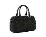 Quilted top handle bag by hfstylish