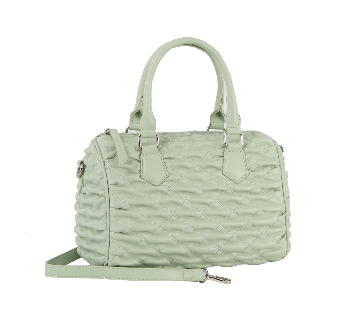 Quilted top handle bag by hfstylish