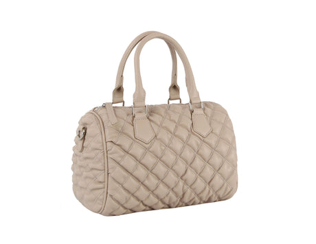 Quilted top handle bag by hfstylish