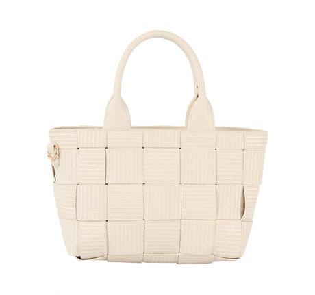 Weaved tote by hfstylish