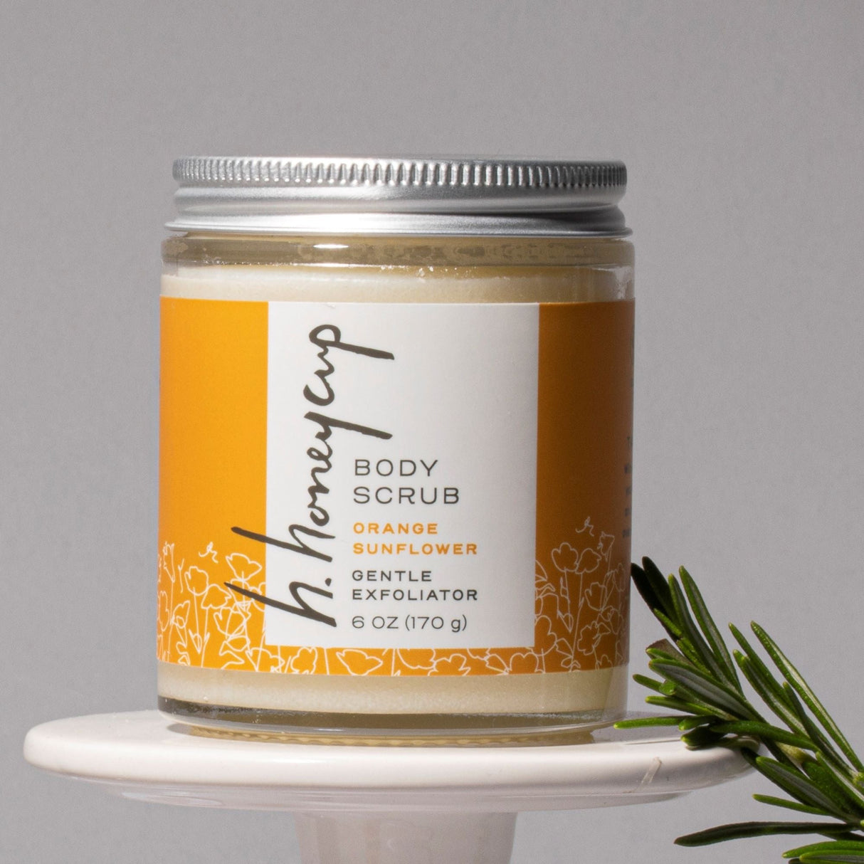 Body Scrub Orange Sunflower by H. Honeycup