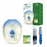 Pursonic Soothing Foot Spa Massager with Tea Tree Salt Scrub & Callus Remover. by Pursonic