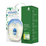 Foot Spa Massager with Tea Tree Oil Foot Salt Scrub (Warming Function) by Pursonic