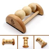 All Natural Wooden Foot Massager Roller by Pursonic