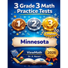 3 Minnesota MCA Grade 3 Math Practice Tests: Full-Length Test Prep with Detailed Answer Explanations
