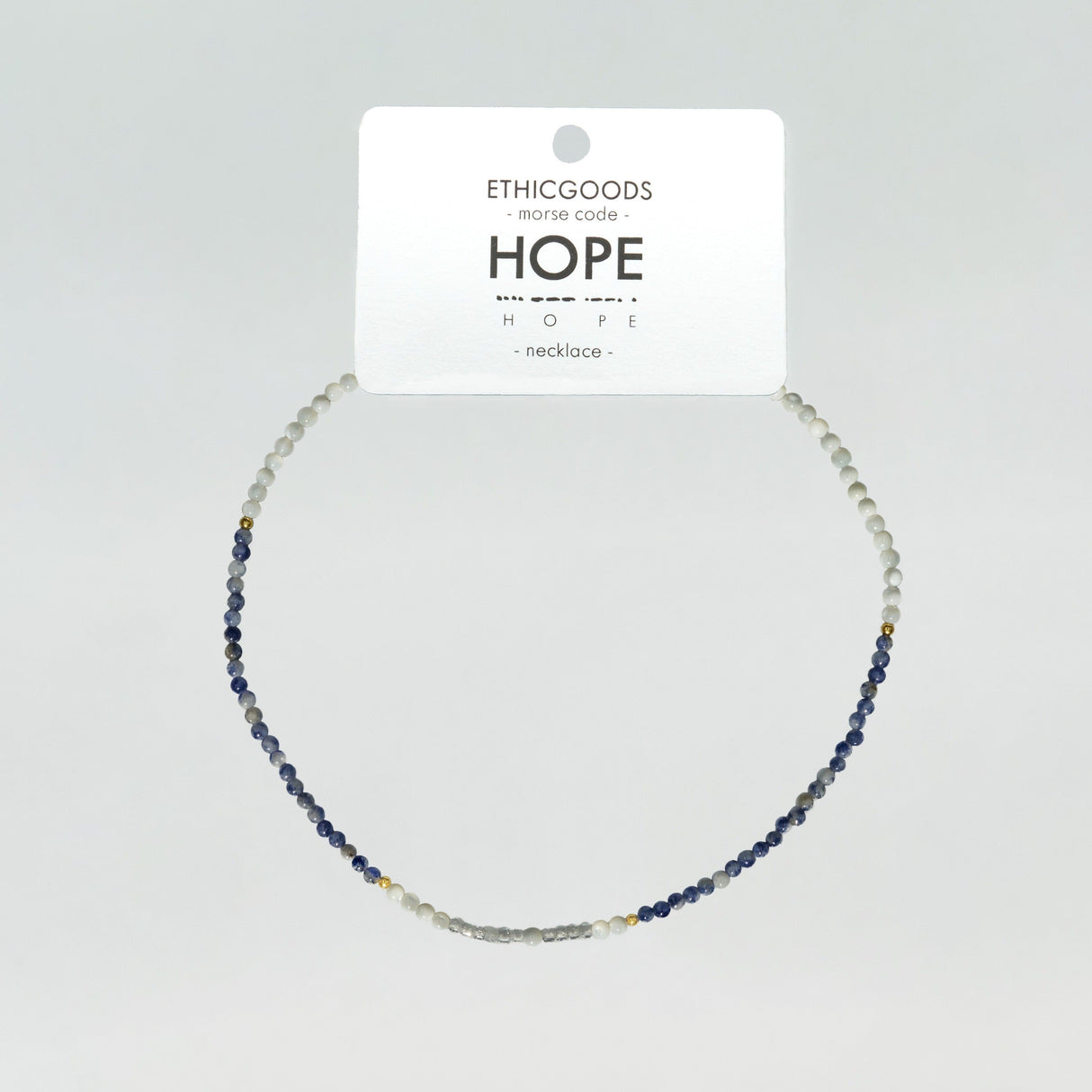 Morse Code Necklace: HOPE by ETHICGOODS