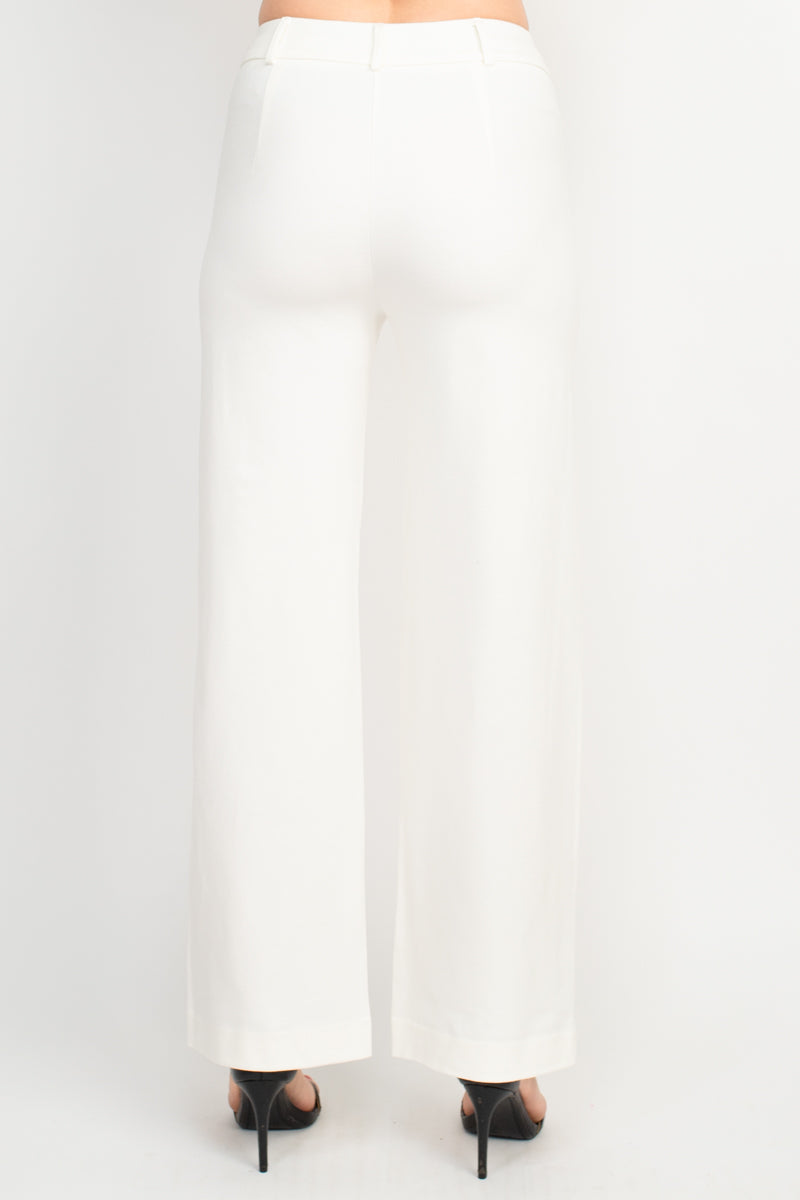 Hope & Harlow Rayon Wide Leg Pants by Curated Brands