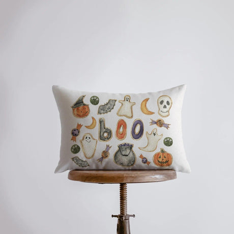 Halloween Cookies Pillow Cover | 18x12 | Modern Farmhouse | Primitive Decor | Home Decor | Lumbar Pillow | Sofa Pillows | Gift For Her by UniikPillows - Vysn