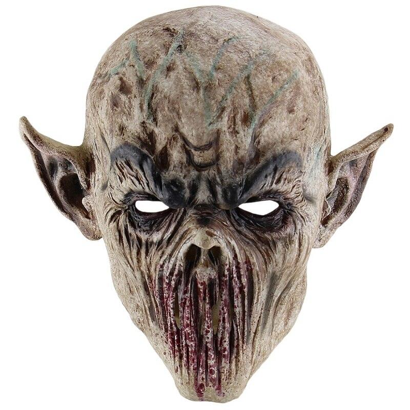 Halloween Bloody Scary Horror Mask Adult Zombie Mask Latex Costume Party Full Head Cosplay Mask by Js House - Vysn