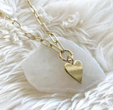 Heart Pendant Necklace by eklexic jewelry