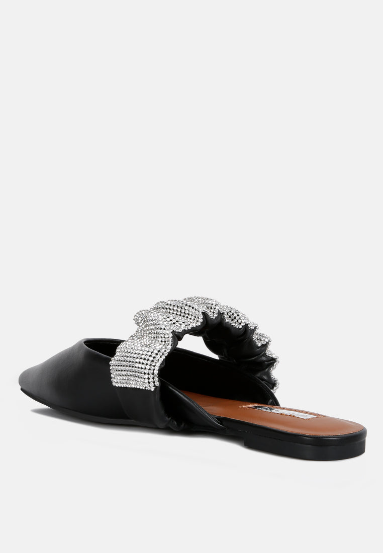 hemessen diamante strap flat mules by London Rag