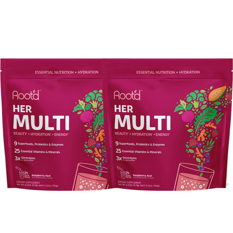 Her MULTI -Essential Vitamins & Minerals + Electrolytes for Women by Root'd