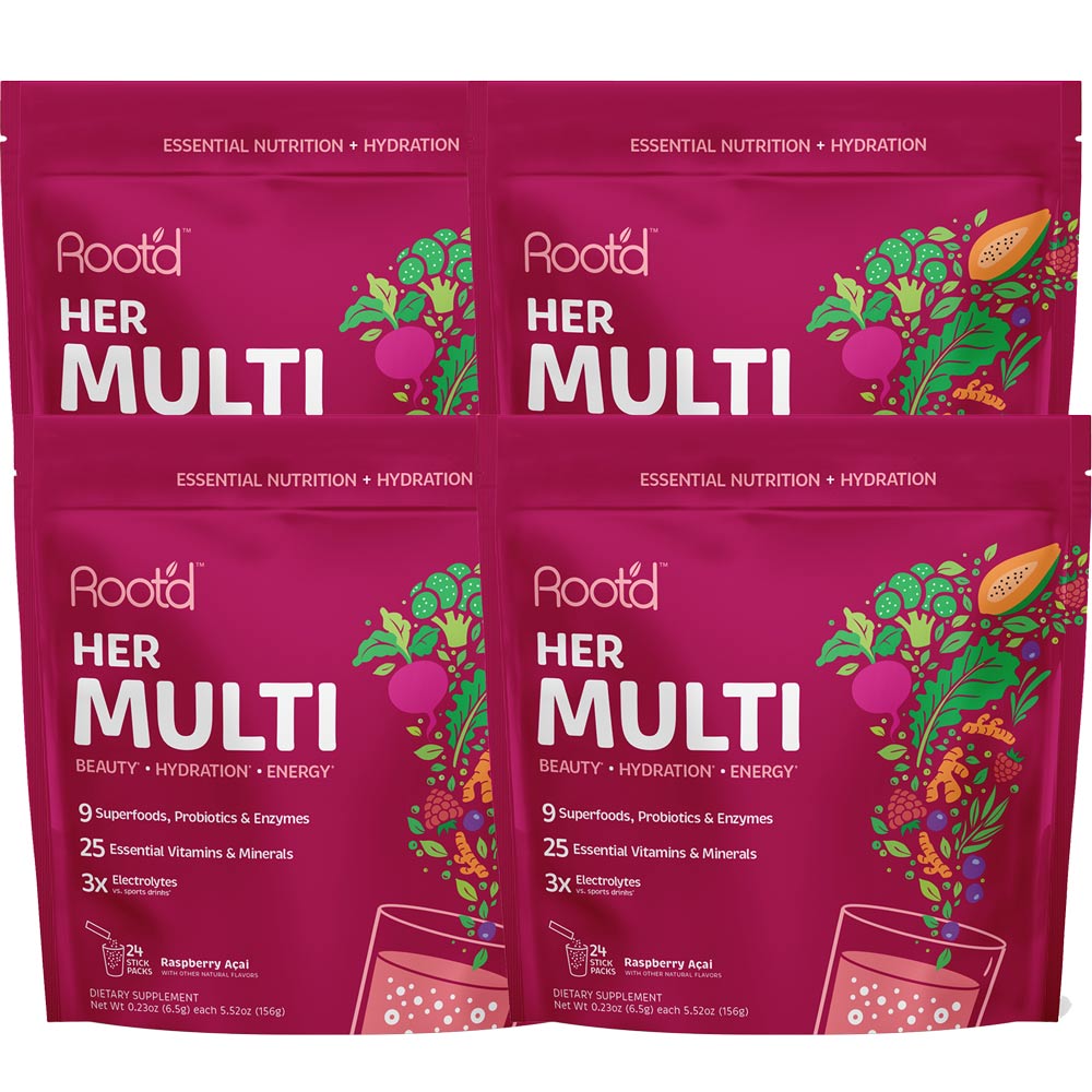 Her MULTI -Essential Vitamins & Minerals + Electrolytes for Women by Root'd