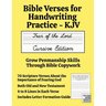 Bible Verses for Handwriting Practice - KJV: Fear of the Lord Cursive Edition